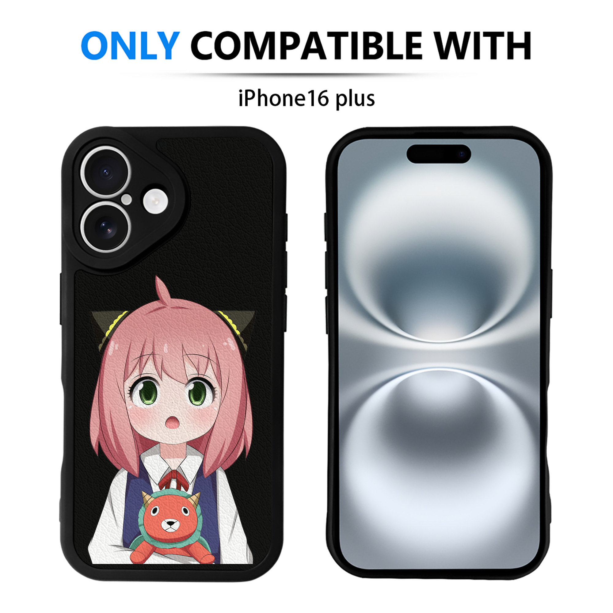 （画像用） SPY×FAMILY间谍家家酒 【iPhone 16シリーズ対応】シリコンスマホケース（レザー調） 材質：シリコン